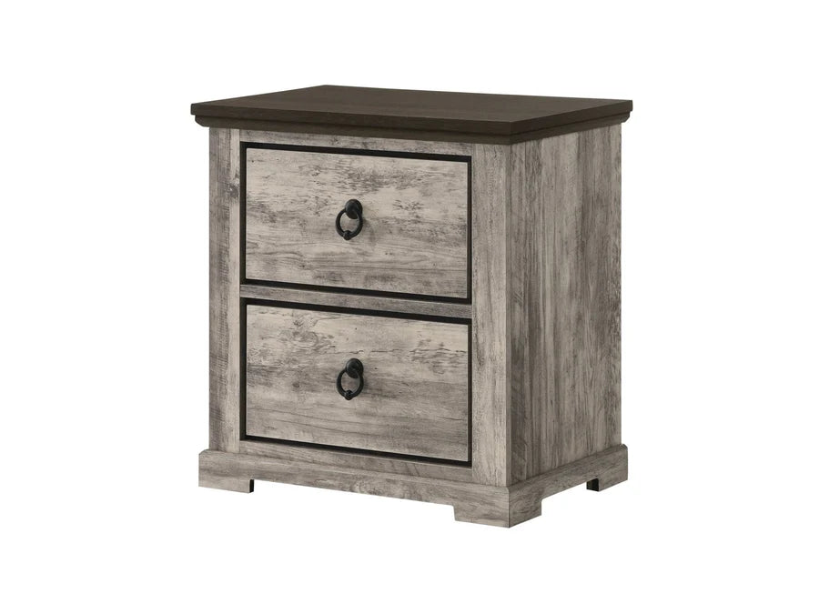 Ella Mae Gray Nightstand B6840-2