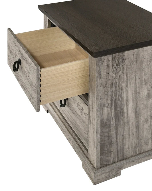 Ella Mae Gray Nightstand B6840-2