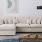 Eloise Beige Chenille Sectional 81481