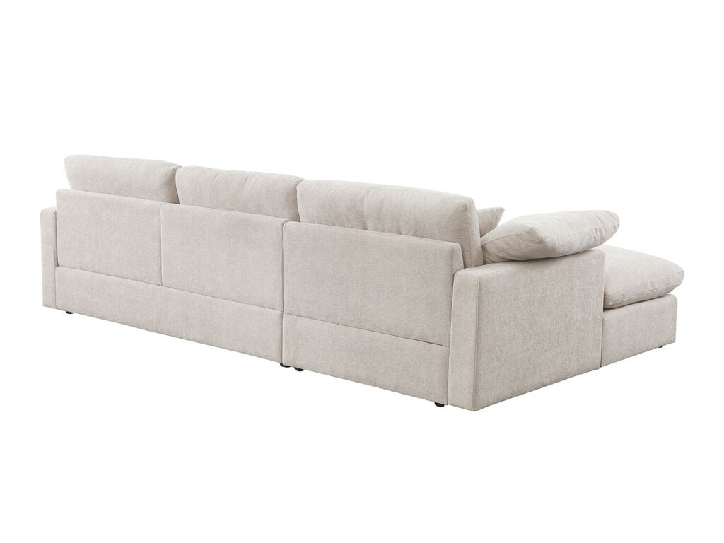 Eloise Beige Chenille Sectional 81481