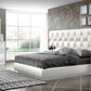 Emporio 5 Pc Wall Bedroom Collection - White Finish
