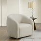 Etienne Beige Linen Swivel Chair LV03582