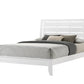 Evans B4710 White 4 Pc Queen Bedroom Set