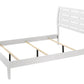 Evans B4710 White 4 Pc King Bedroom Set