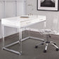 Everett ET200 White Desk & Swivel Chair