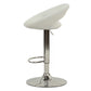 Poundex F1554 White Adjustable Bar Stool