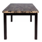 F2093 Faux Marble 7 Pc Dining Set by Poundex