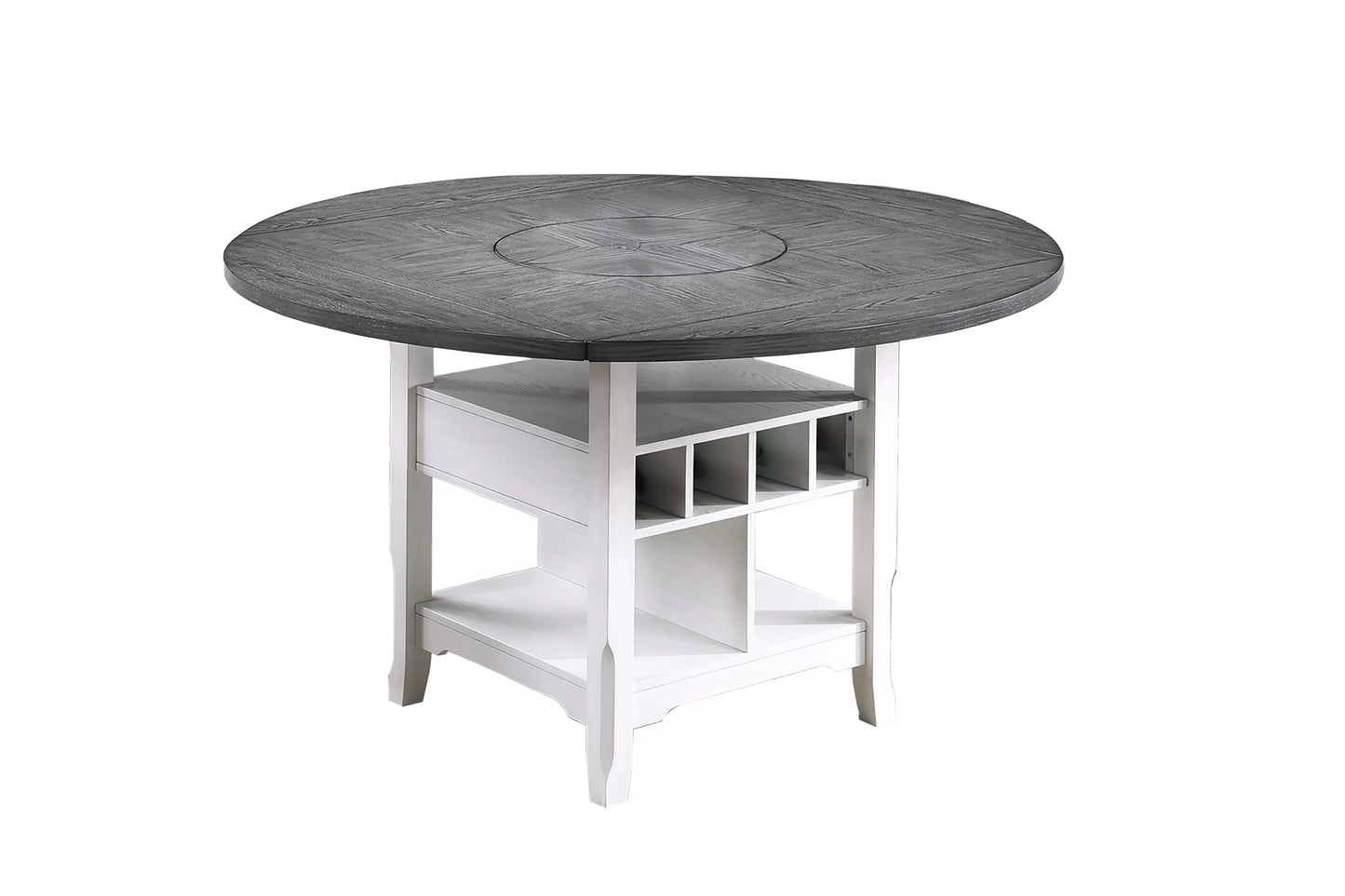 F2702 Dining Set Built in Leaf & Lazy Susan