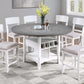 F2702 Dining Set Built in Leaf & Lazy Susan