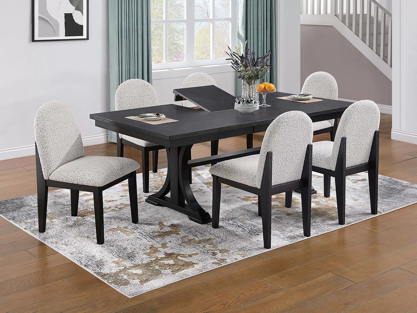 F2703 Poundex 7 Pc Dining Set