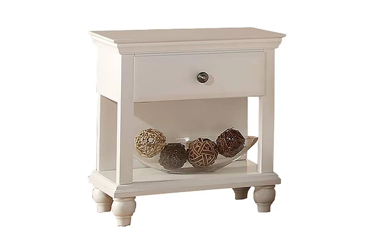 Poundex White F9270 4 Pc King Bedroom Set