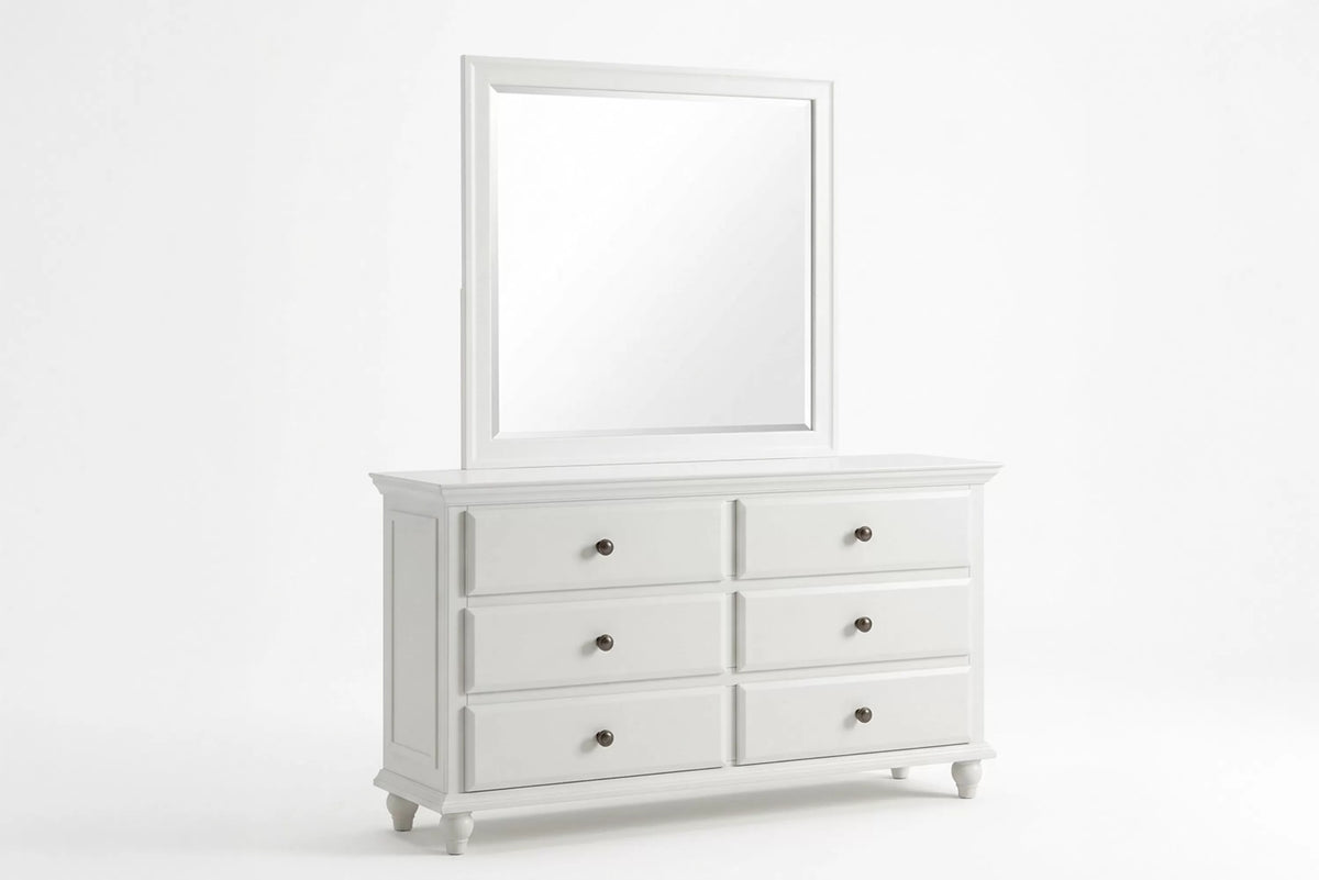 F9270 Poundex Arctic Colección de dormitorio de 4 piezas - Blanco o negro