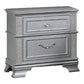 F9671 Gray 4 Pc Bedroom Set w/LED Headboard