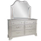 F9671 Gray 4 Pc Bedroom Set w/LED Headboard