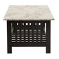 F6393 Coffee & End Tables - Faux Marble Top