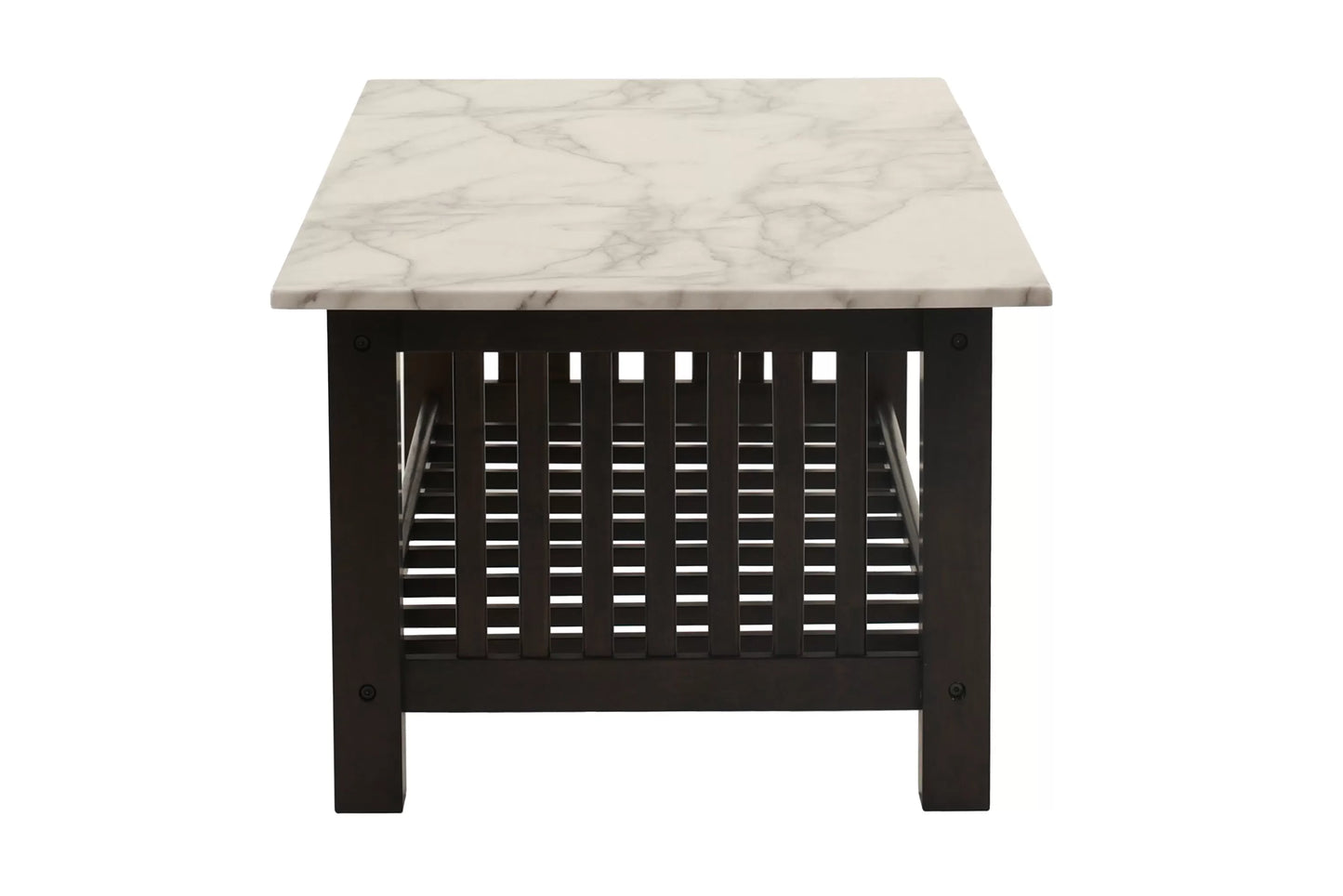 F6393 Coffee & End Tables - Faux Marble Top