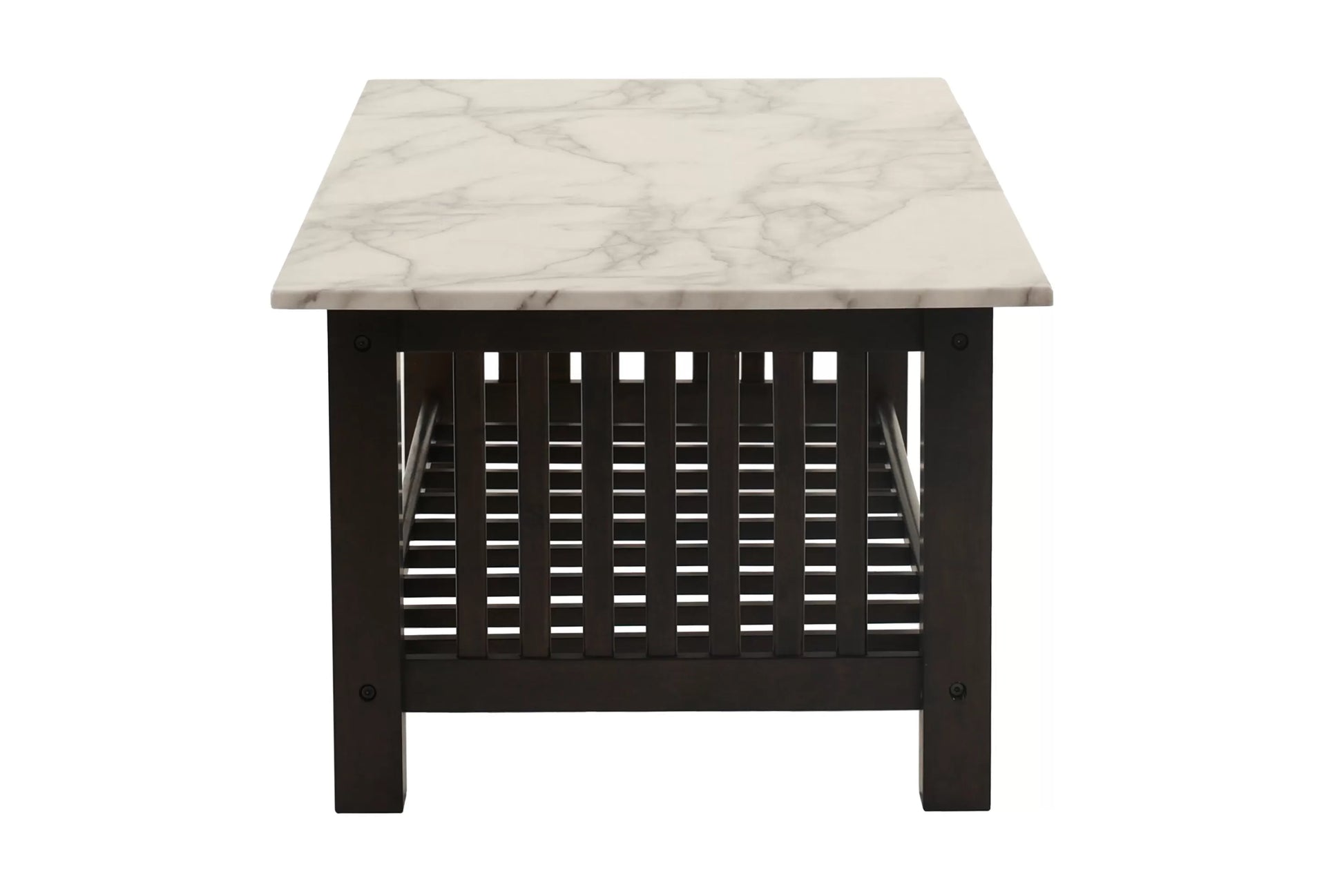 Faux Marble Coffee Table F6393 - Poundex Furniture – Bradley Home