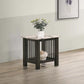 F6393 Coffee & End Tables - Faux Marble Top