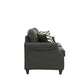 F6411 Sofa & Loveseat w/USB Console by Poundex