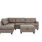 F6416 Mocha 3 Pc Reversible Sectional