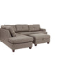 F6416 Mocha 3 Pc Reversible Sectional