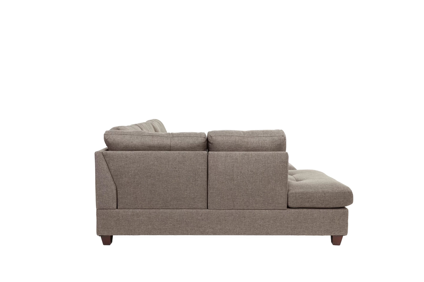 F6416 Mocha 3 Pc Reversible Sectional