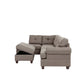 F6416 Mocha 3 Pc Reversible Sectional