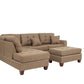 Poundex F6504 La Jolla Sectional - Coffee
