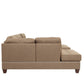 Poundex F6504 La Jolla Sectional - Coffee