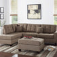 Poundex F6504 La Jolla Sectional - Coffee