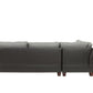 Poundex F6858 Sectional Linen Like Gray or Chocolate
