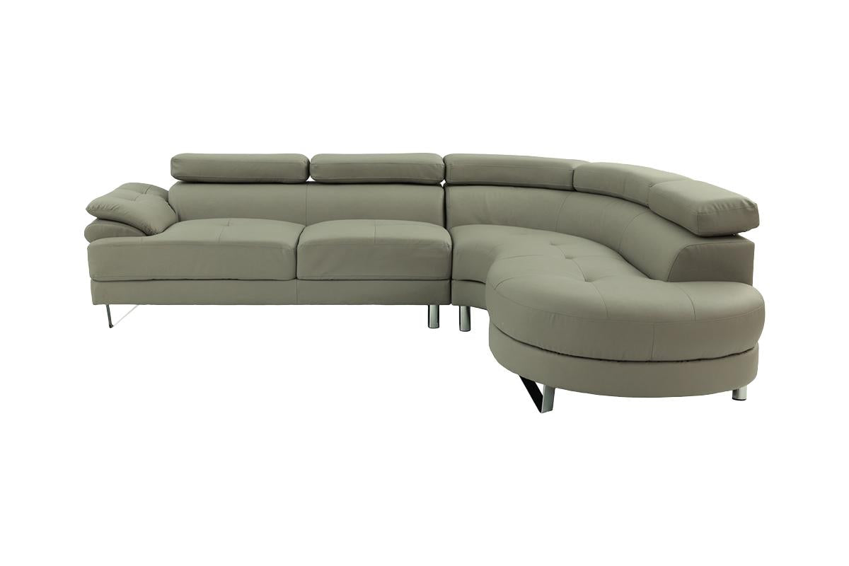 Matrix 2 Pc Sectional Poundex F6984 - 3 Colors