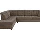 F7139 Reversible Charcoal Tufted Sectional
