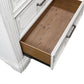 Clara 4 Pc Distressed White Finish Bedroom Set