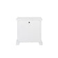 Clara 4 Pc Distressed White Finish Bedroom Set