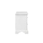 Clara 4 Pc Distressed White Finish Bedroom Set