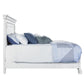 Clara 4 Pc Distressed White Finish Bedroom Set