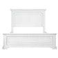 Clara 4 Pc Distressed White Finish Bedroom Set