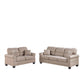 F7879 Sofa & Love Seat by Poundex - Sand
