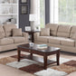 F7879 Sofa & Love Seat by Poundex - Sand