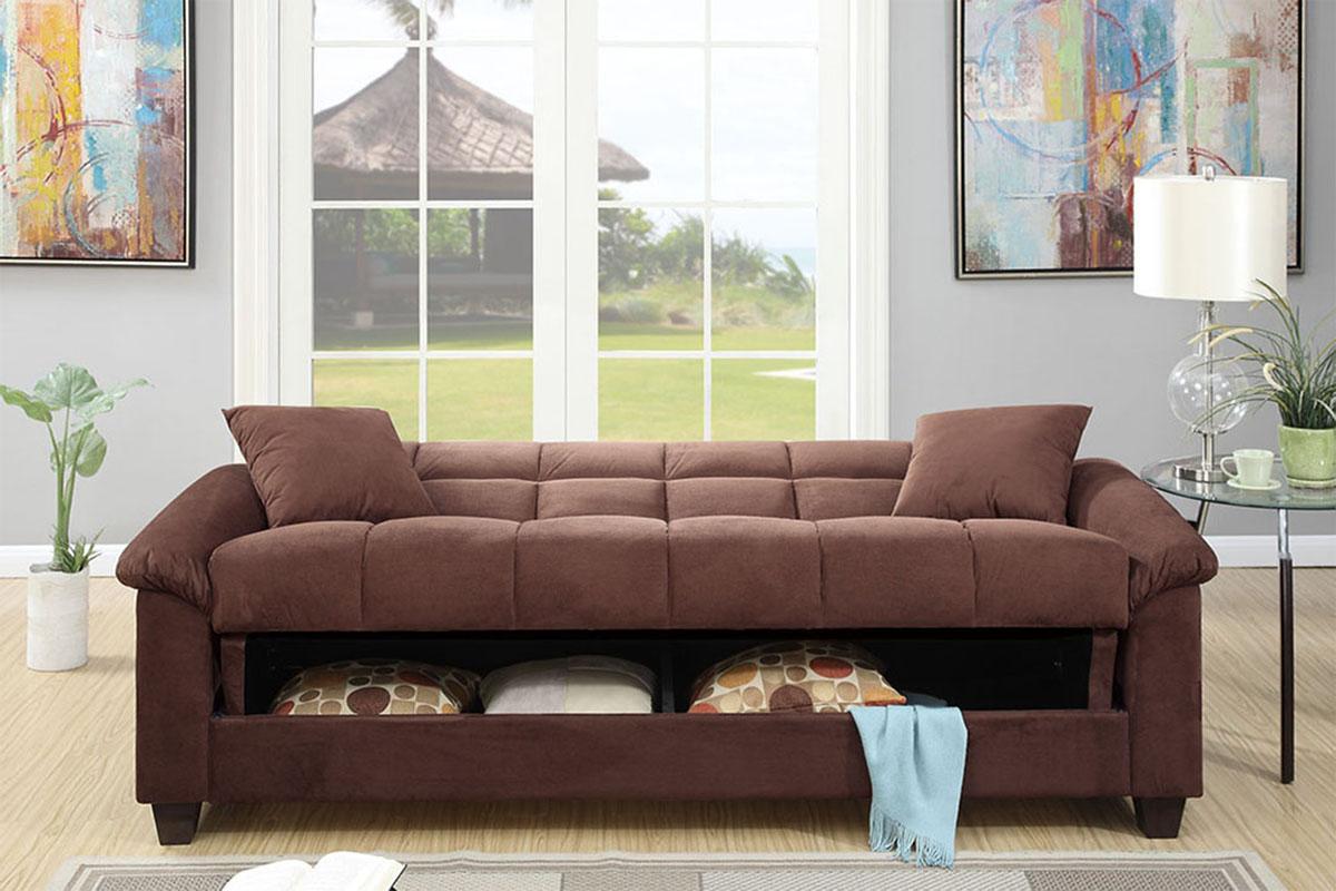Bravo Futon Chocolate F7889
