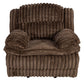 F8134 Chocolate Glider Recliner
