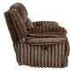 F8134 Chocolate Glider Recliner