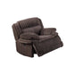 F8134 Chocolate Glider Recliner