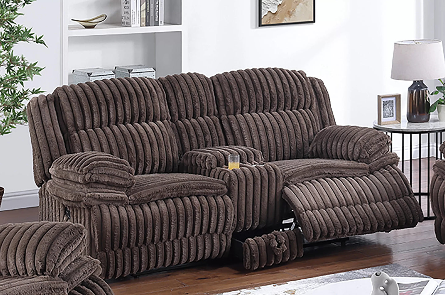 F8136 Fur Like Jumbo Corduroy Sofa Set