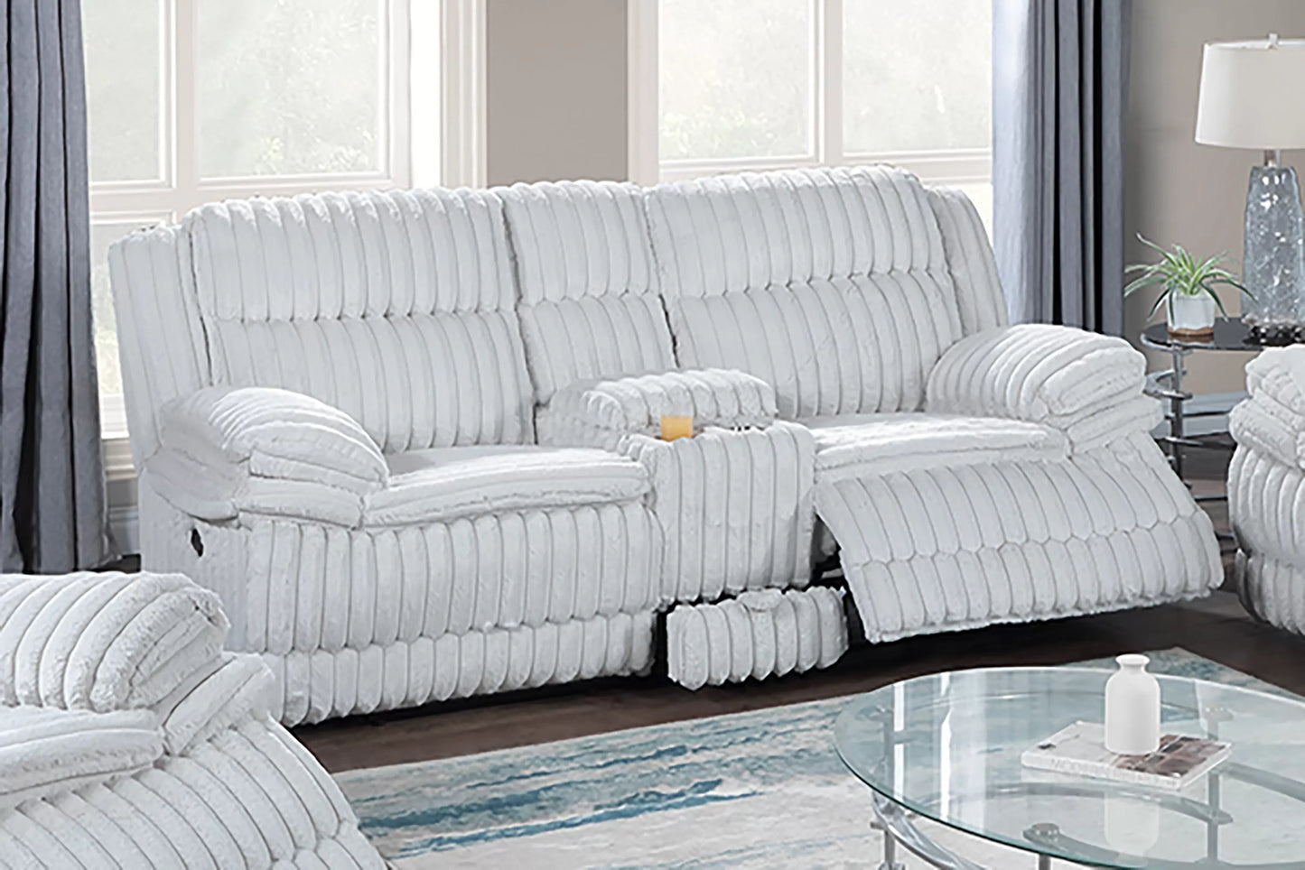 F8143 Jumbo Corduroy Fur Like Sofa Set
