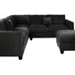 Poundex F8302 Corduroy 4 Pc Sectional