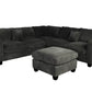 Poundex F8302 Corduroy 4 Pc Sectional