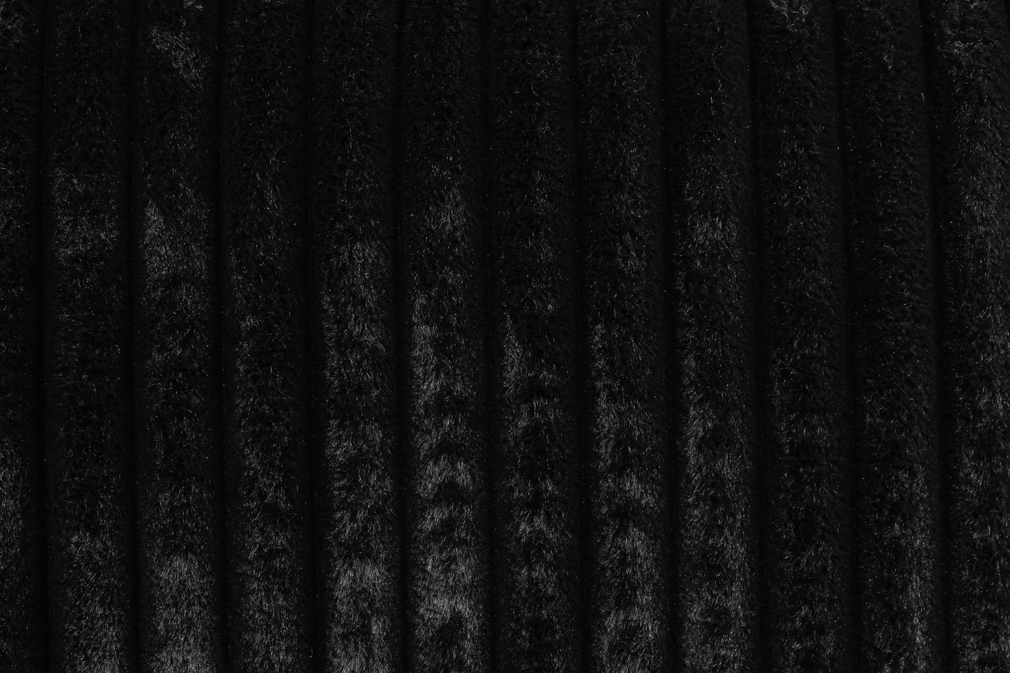 Poundex F8353 Black Jumbo Corduroy Sectional