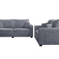 F8427 Sofá y Loveseat Poundex - 2 Colores
